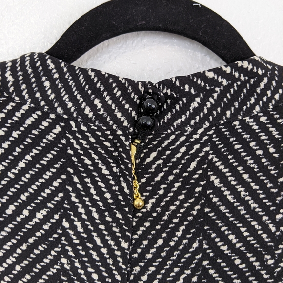 Kate Spade Black & White Front Tie Dress - Picture 10 of 11